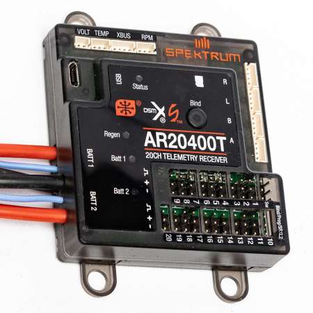 EMPFÃ„NGER AIR 20400T 20CH DSMX PowerSafe - Integrated Telemetry